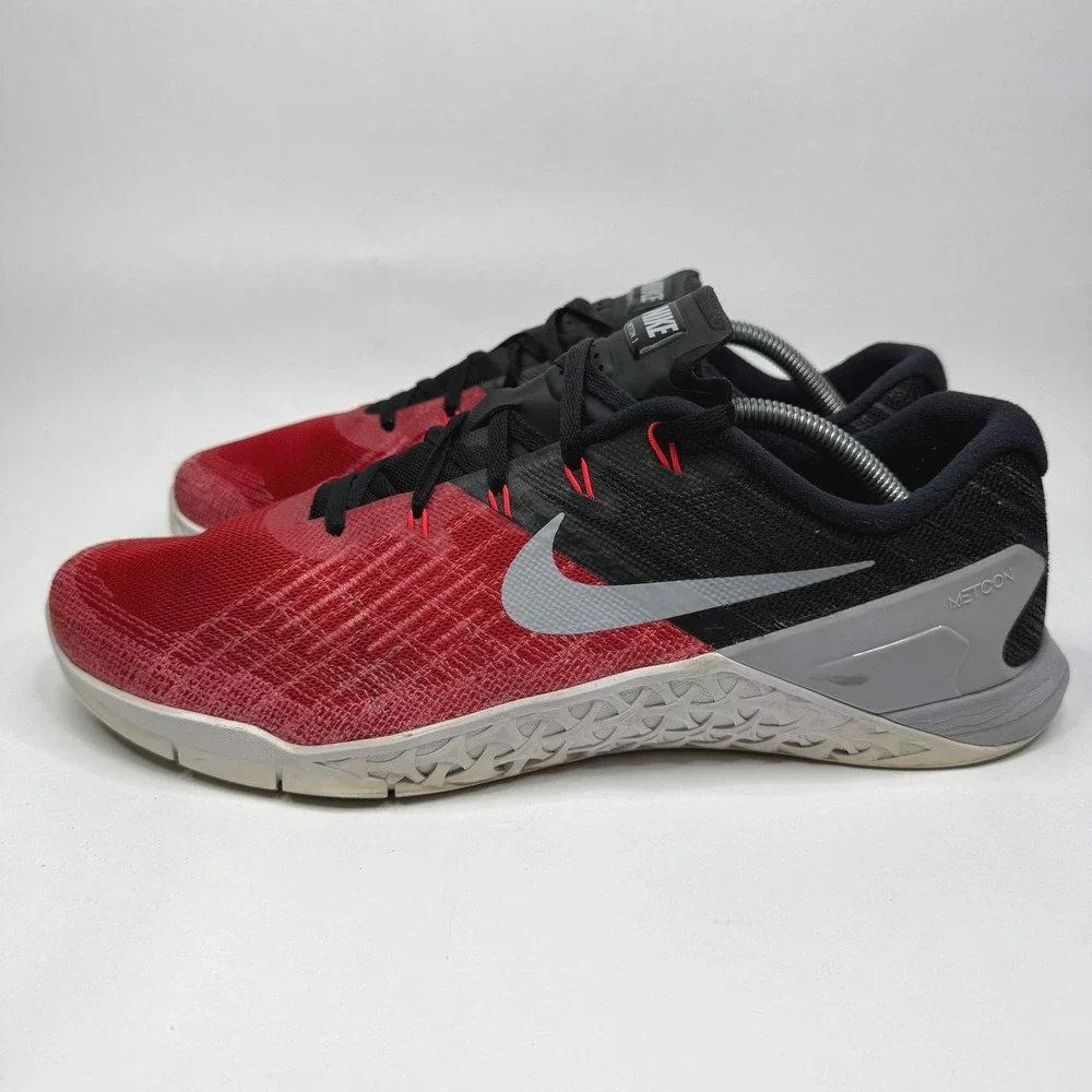 Nike Metcon 3 University Red Training Shoes Mens 12 852928-600